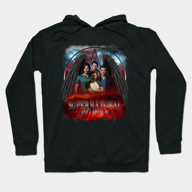 Supernatural Gods Among us 2 Hoodie by Ratherkool